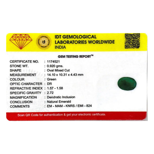 Zambian Emerald (Panna) - 4.6 Carat - Pramogh