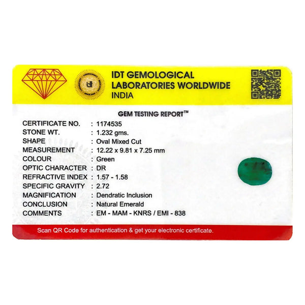 Zambian Emerald (Panna) - 6.16 Carat - Pramogh
