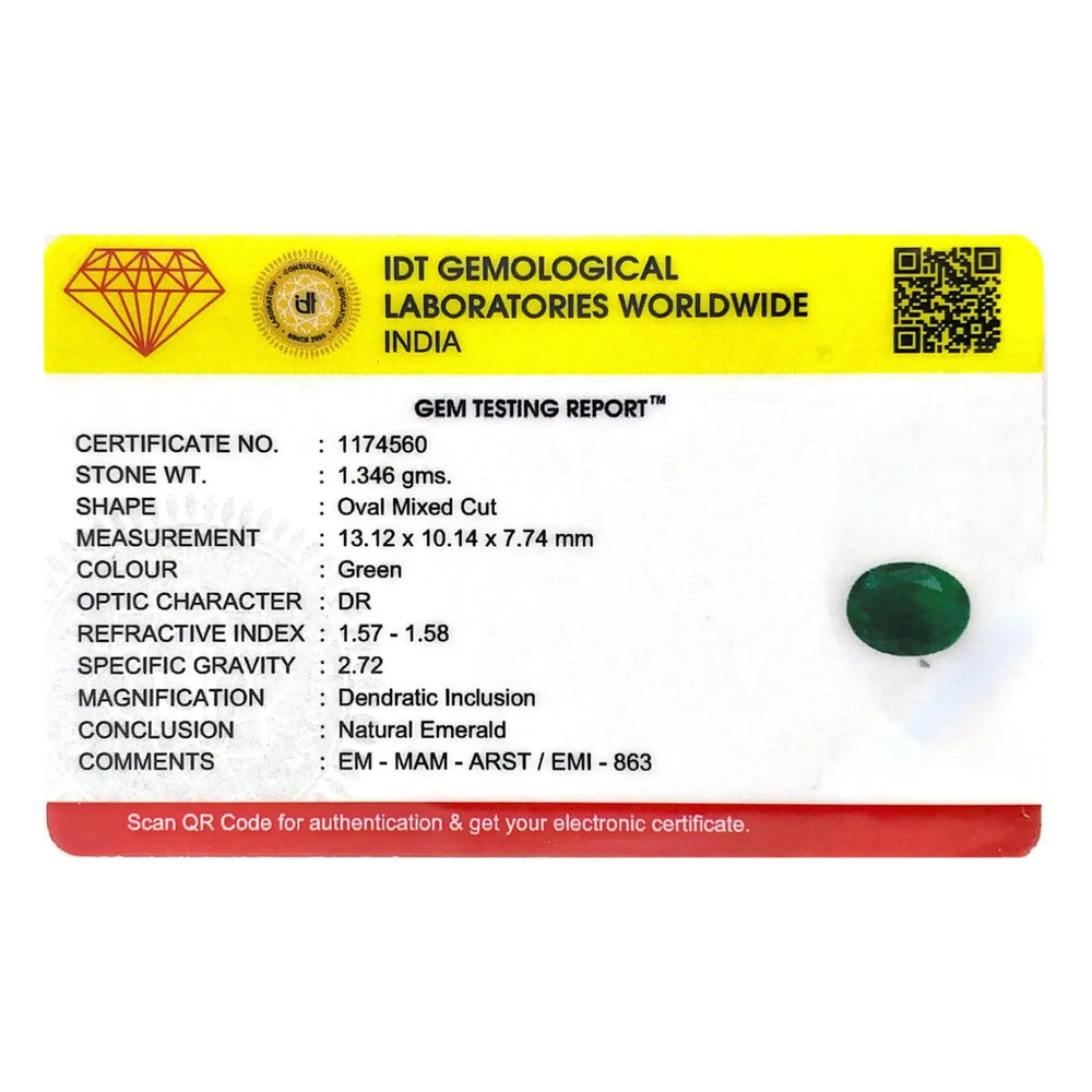 Zambian Emerald (Panna) - 6.73 Carat - Pramogh