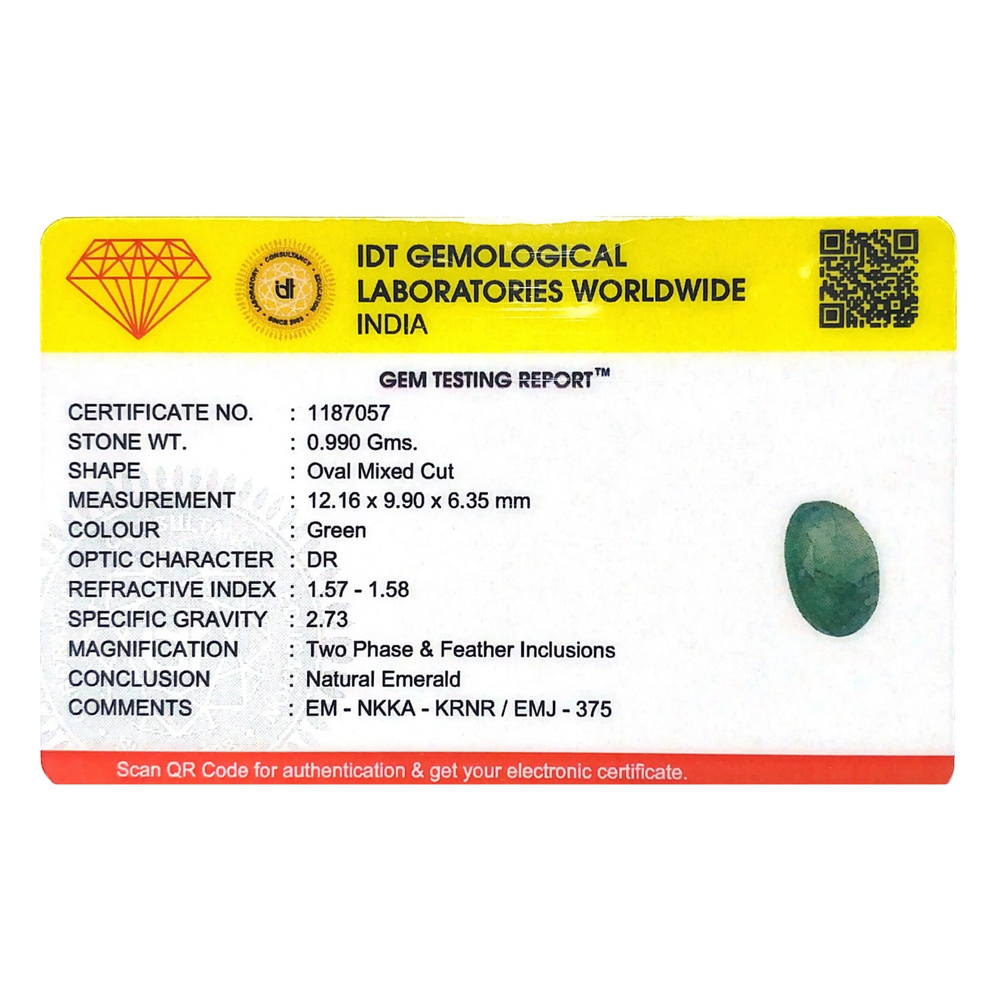Emerald - 4.95 Carat - Pramogh