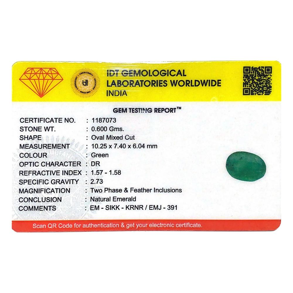 Zambian Emerald - 3 Carat - Pramogh