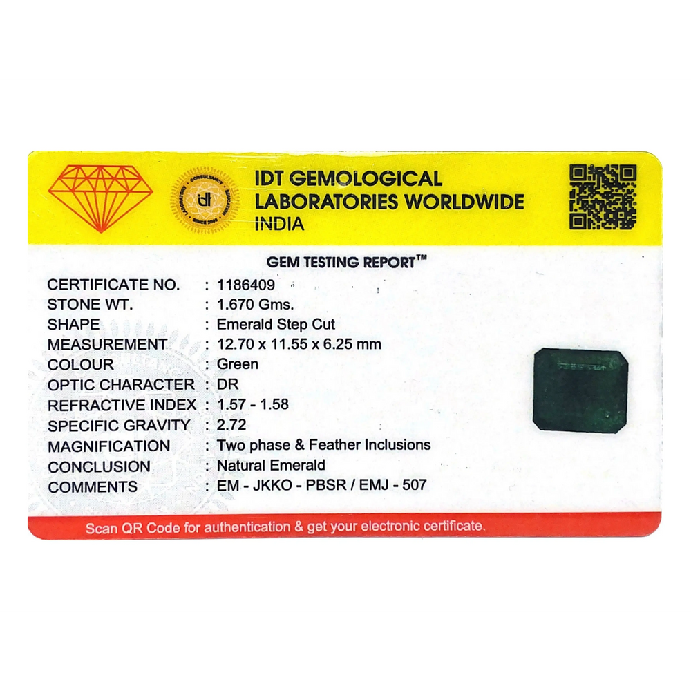 Zambian Emerald - 8.35 Carat - Pramogh