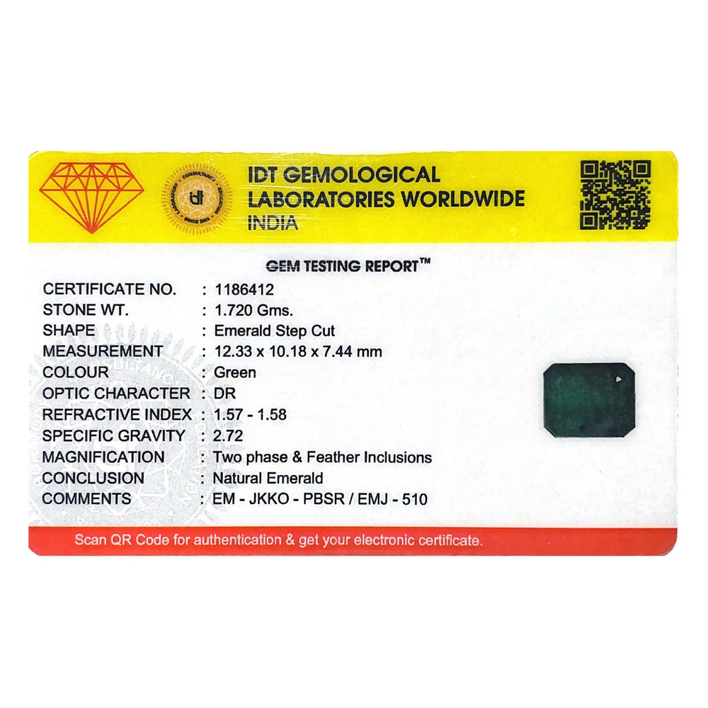 Zambian Emerald - 8.6 Carat - Pramogh