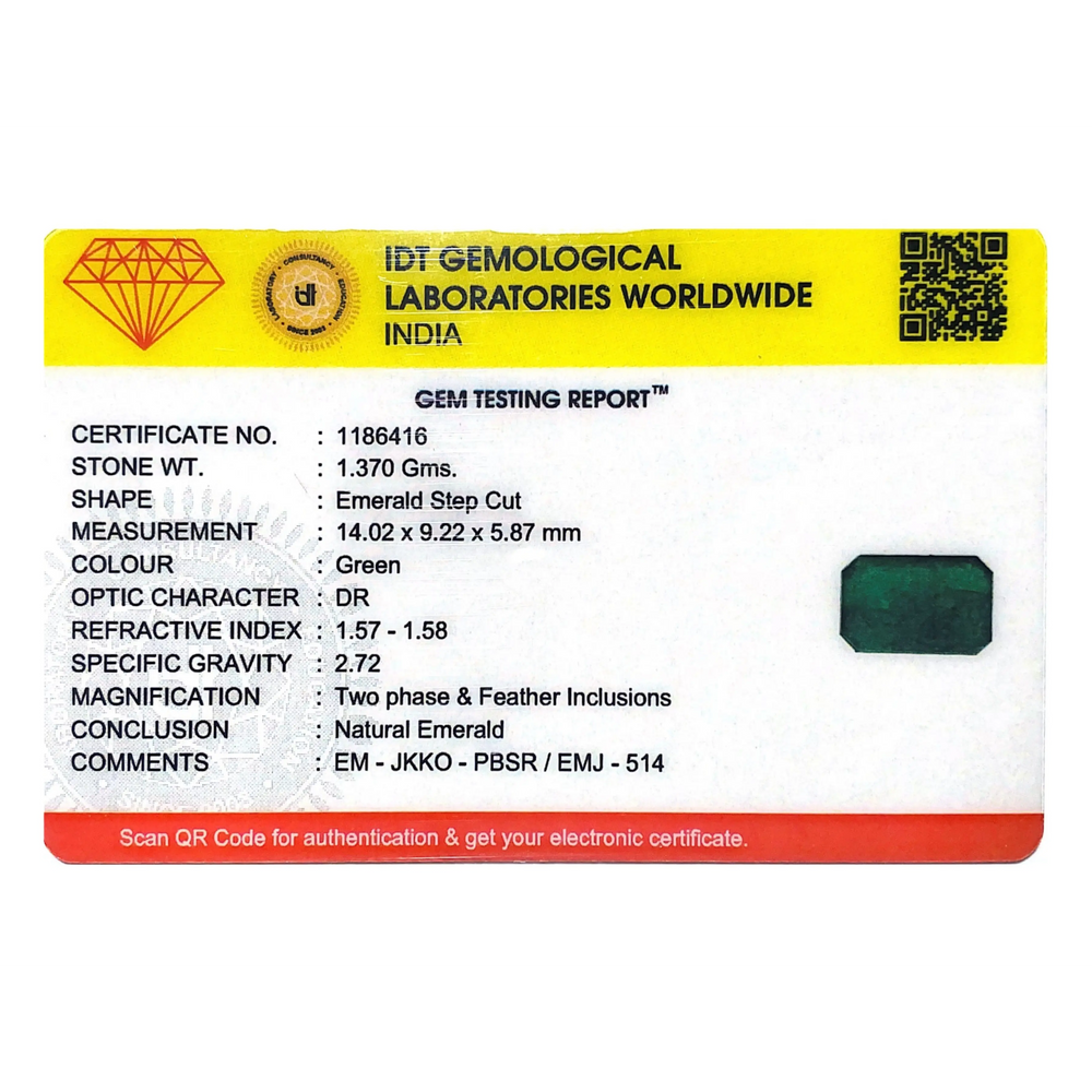 Zambian Emerald - 6.85 Carat - Pramogh