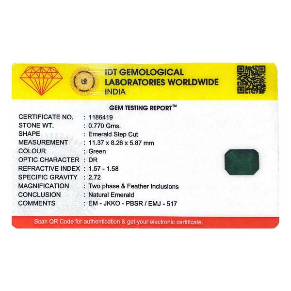 Zambian Emerald - 3.85 Carat - Pramogh