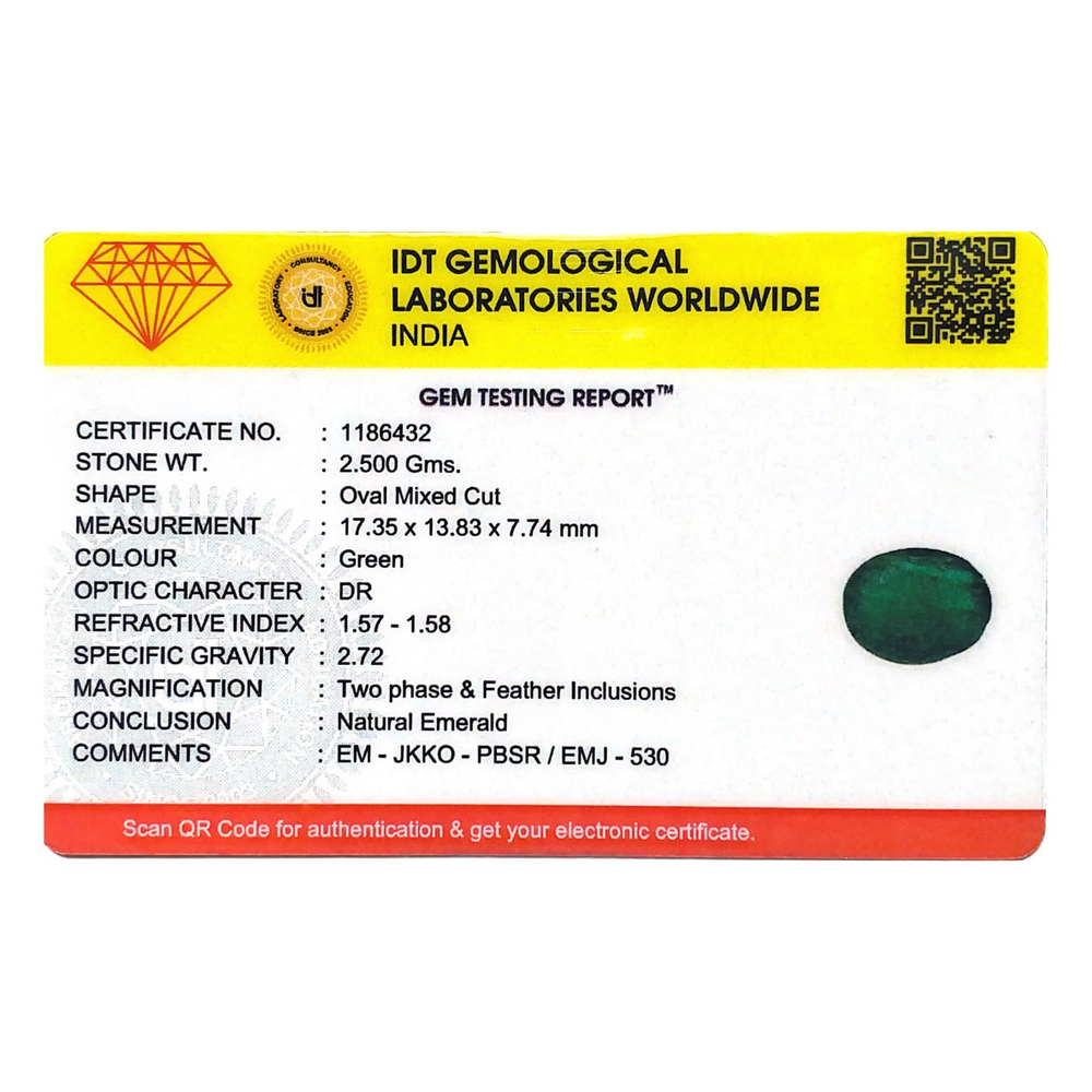 Zambian Emerald - 12.5 Carat - Pramogh