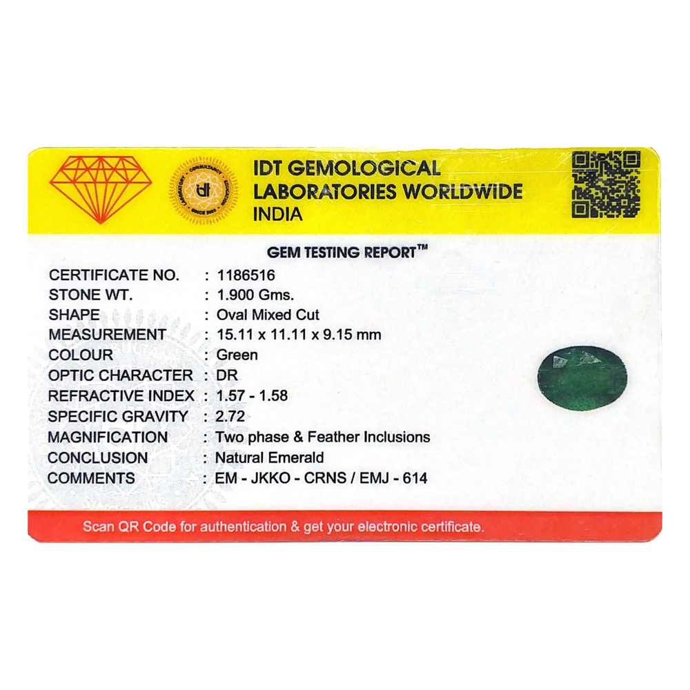Zambian Emerald - 9.5 Carat - Pramogh
