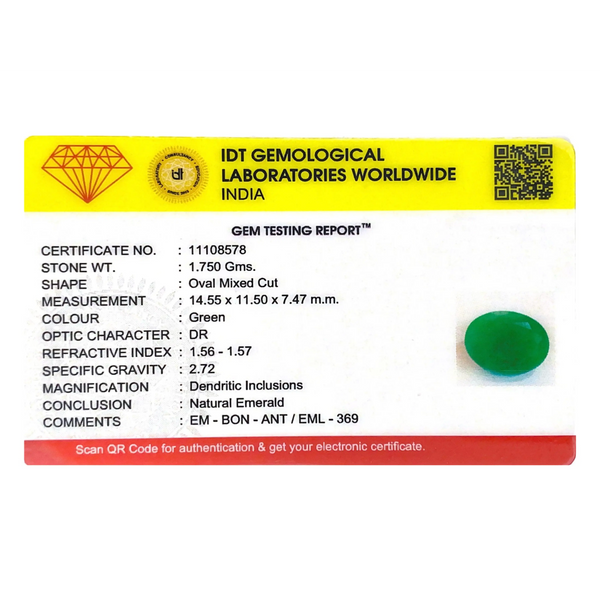 Emerald - 8.75 Carat