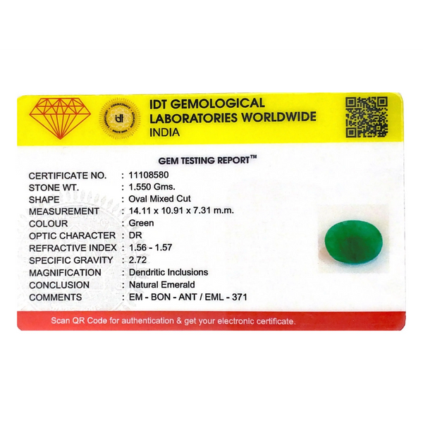 Emerald - 7.75 Carat