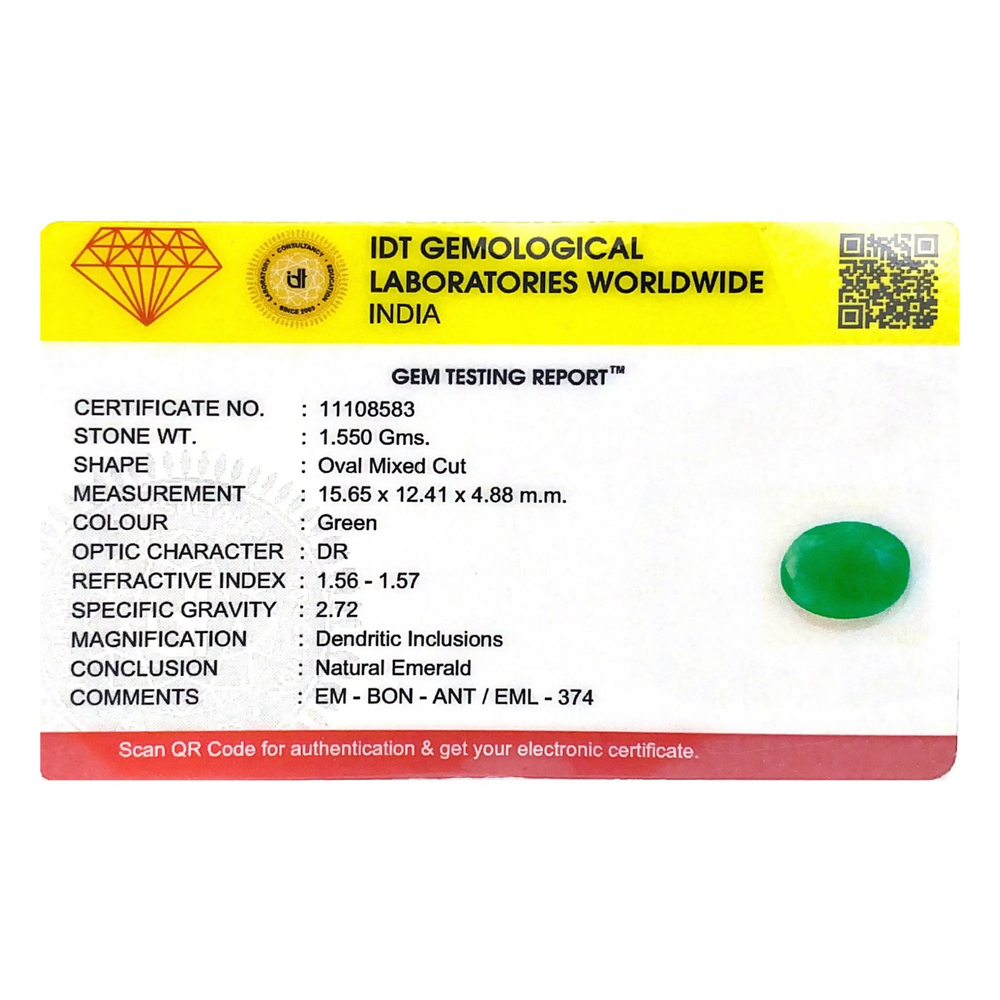 Emerald - 7.75 Carat