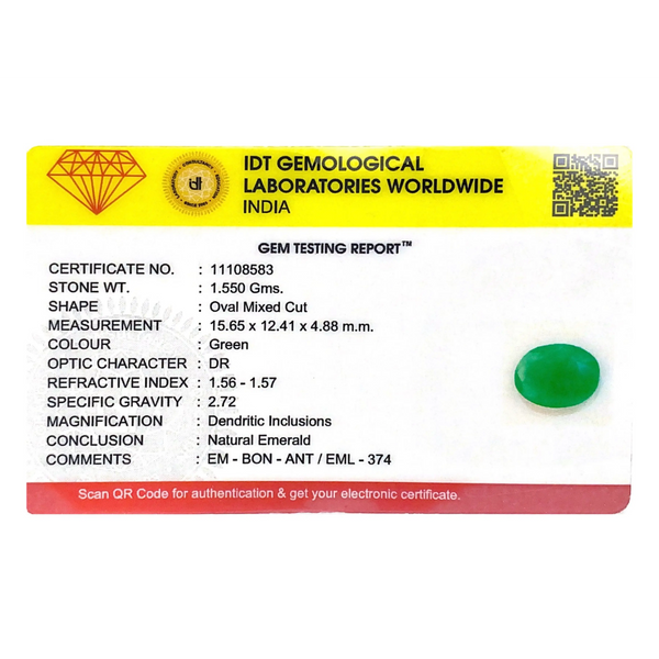 Emerald - 7.75 Carat