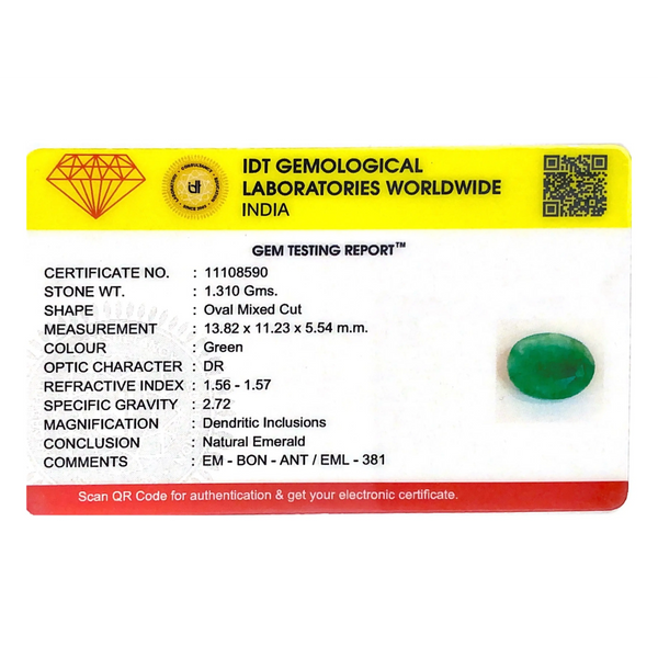 Emerald - 6.55 Carat