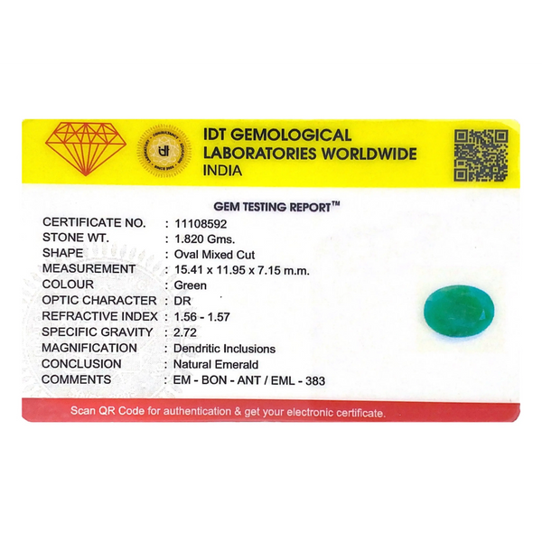 Emerald - 9.1 Carat