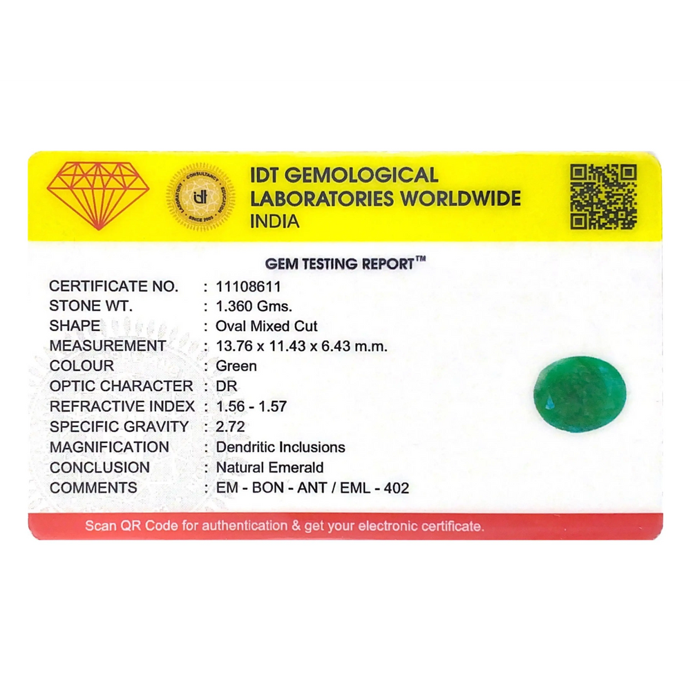 Emerald - 6.8 Carat
