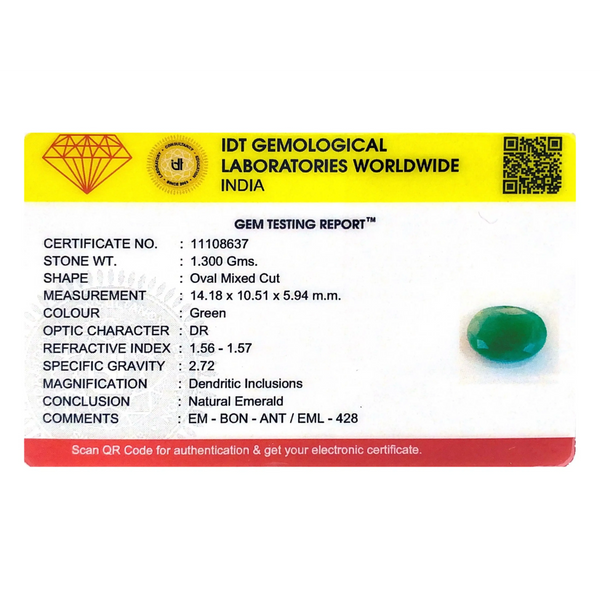 Emerald - 6.5 Carat