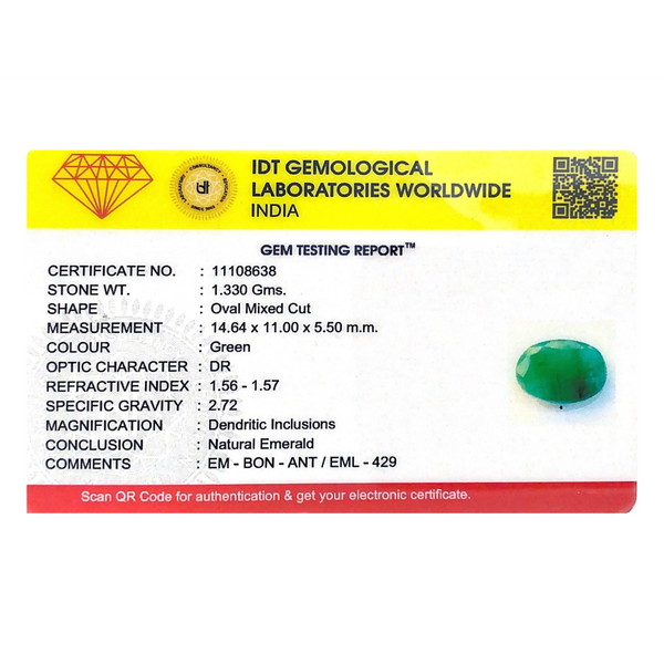 Emerald - 6.65 Carat