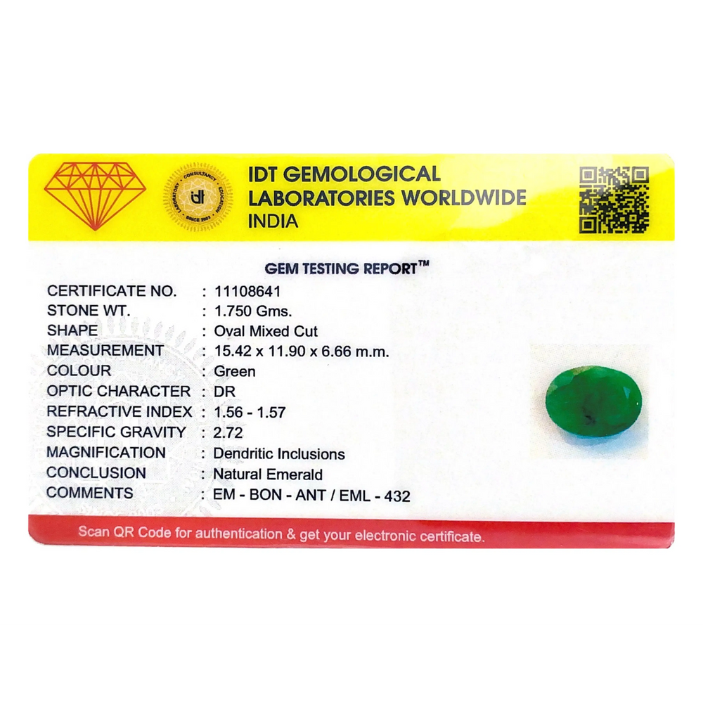 Emerald - 8.75 Carat