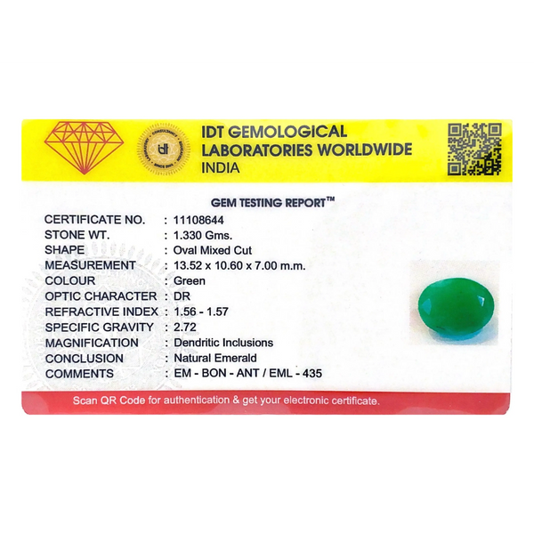 Emerald - 6.65 Carat