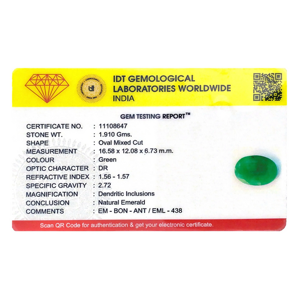 Emerald - 9.55 Carat