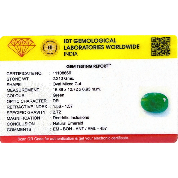 Emerald - 11.05 Carat