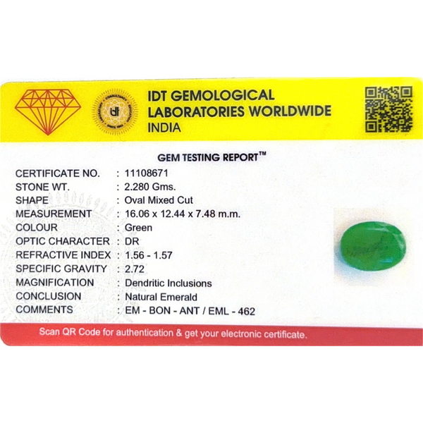 Emerald - 11.4 Carat