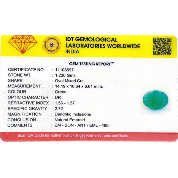 Emerald - 6.15 Carat