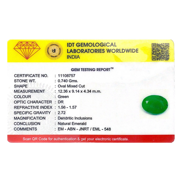 Emerald - 3.7 Carat