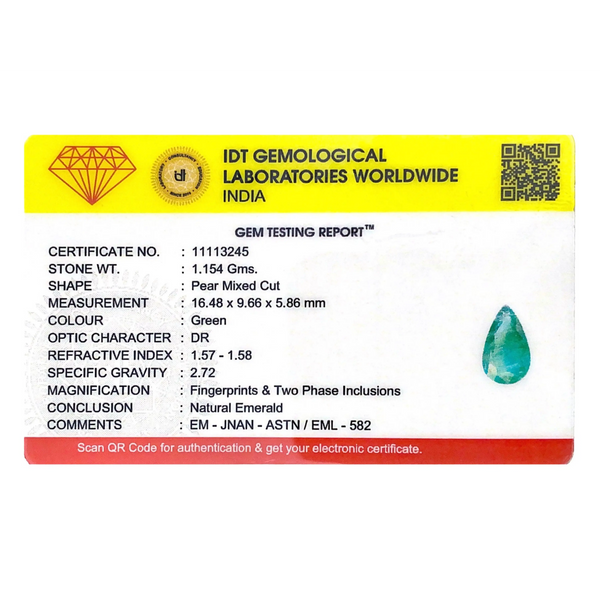 Zambian Emerald - 5.77 Carat