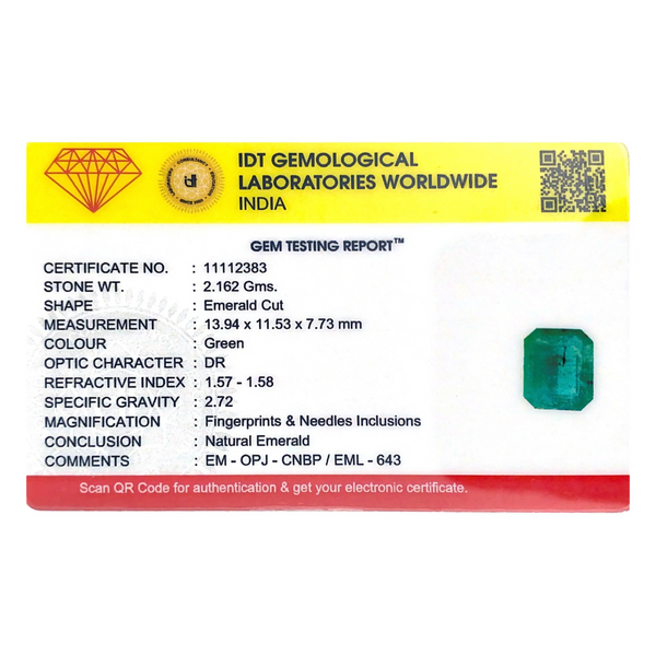 Zambian Emerald - 10.81 Carat