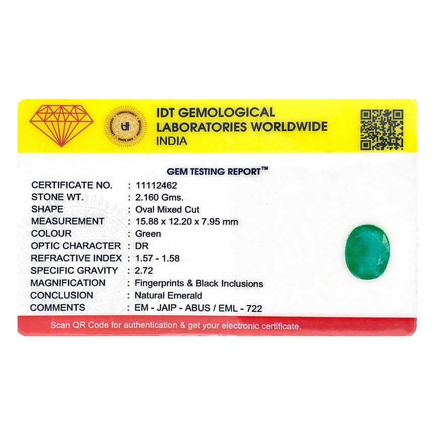 Zambian Emerald - 10.8 Carat