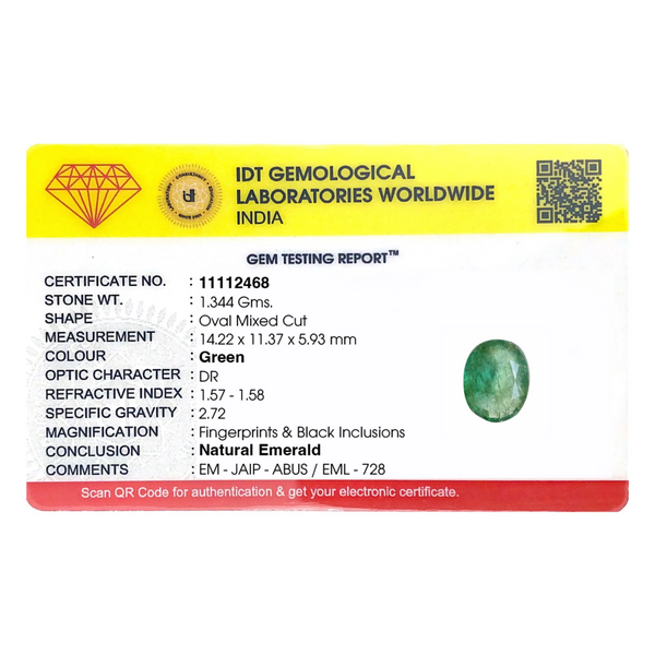 Zambian Emerald - 6.72 Carat