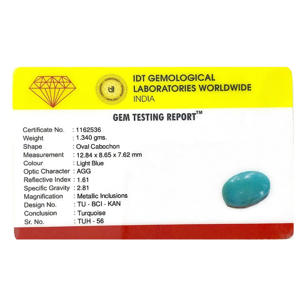 Turquoise - 6.7 Carat - Pramogh