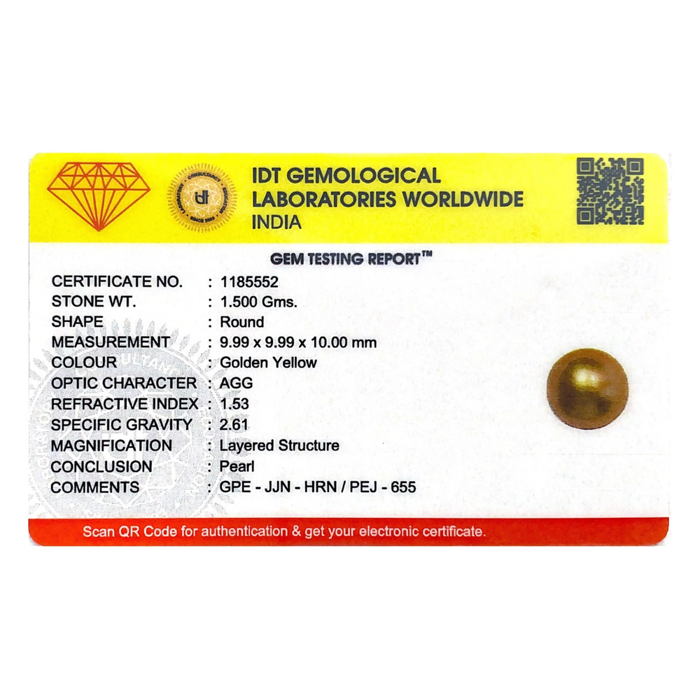 Golden Pearl - 7.5 Carat - Pramogh