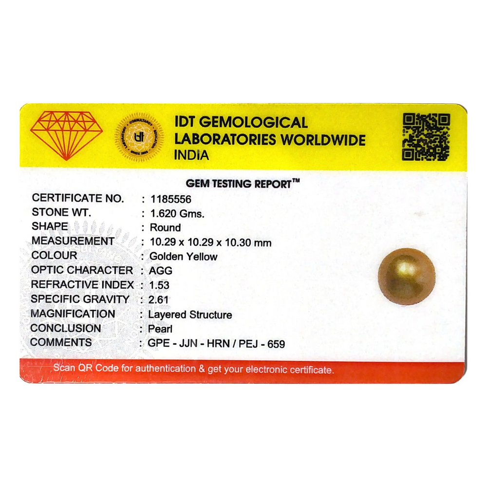 Golden Pearl - 8.1 Carat - Pramogh