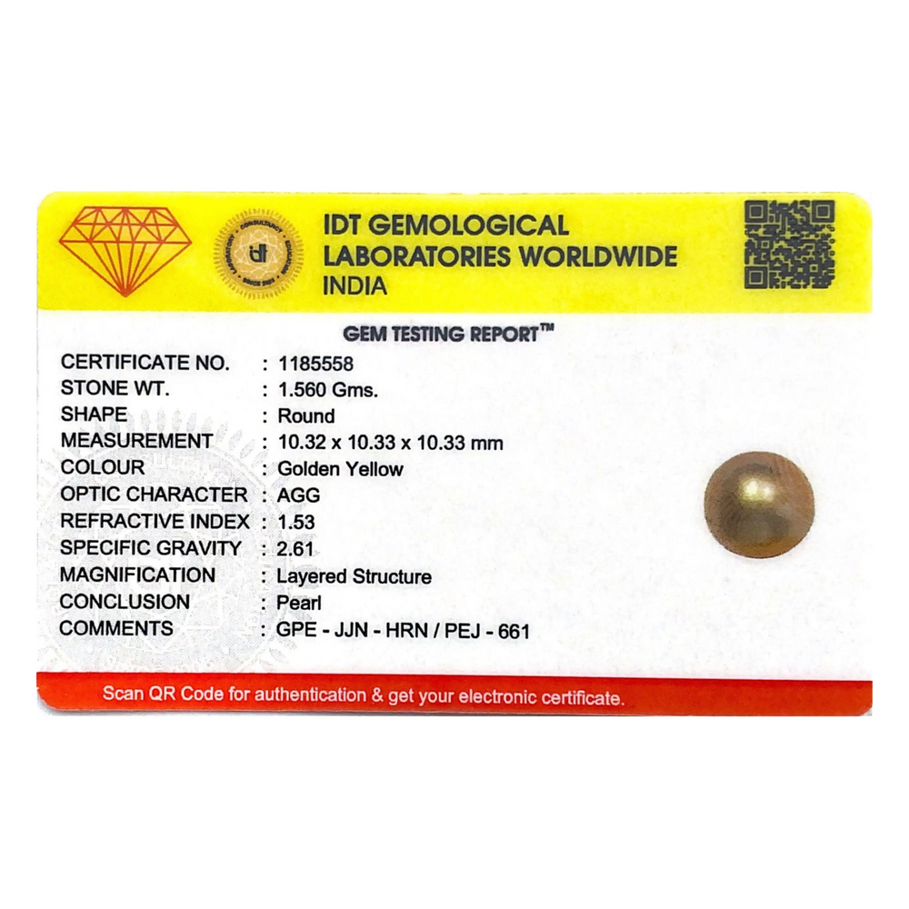 Golden Pearl - 7.8 Carat - Pramogh