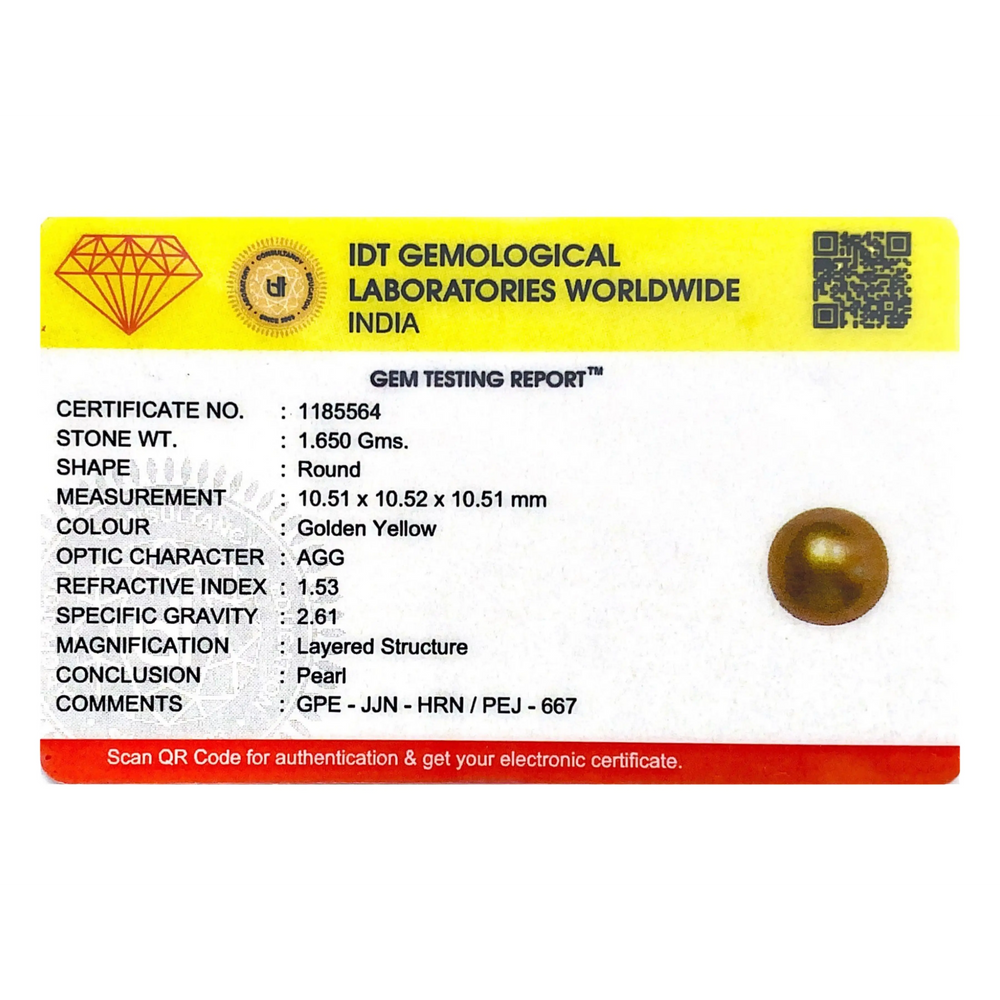 Golden Pearl - 8.25 Carat - Pramogh