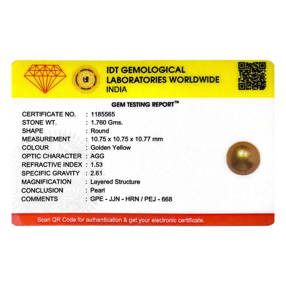 Golden Pearl - 8.8 Carat - Pramogh