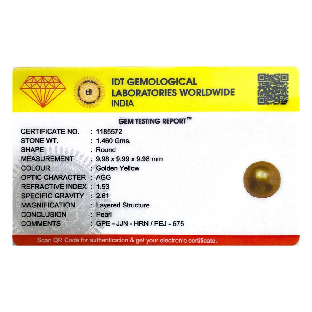 Golden Pearl - 7.3 Carat - Pramogh