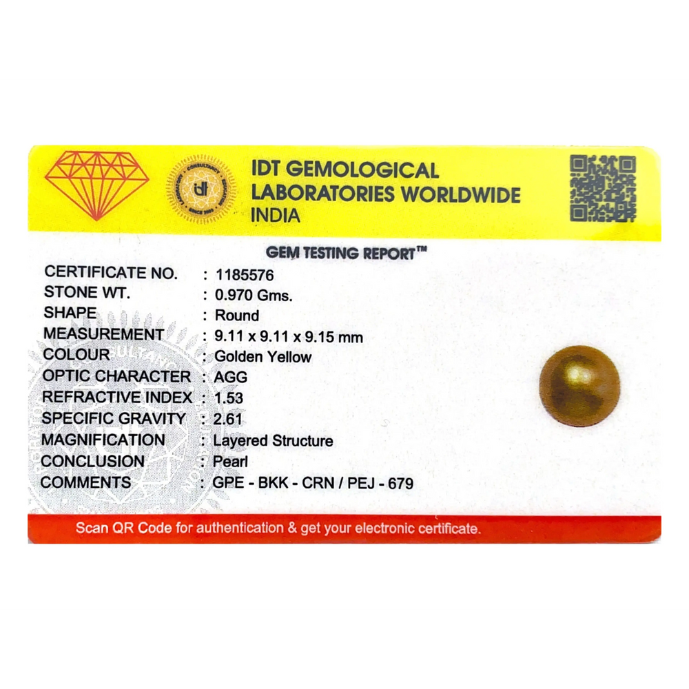 Golden Pearl - 4.85 Carat - Pramogh