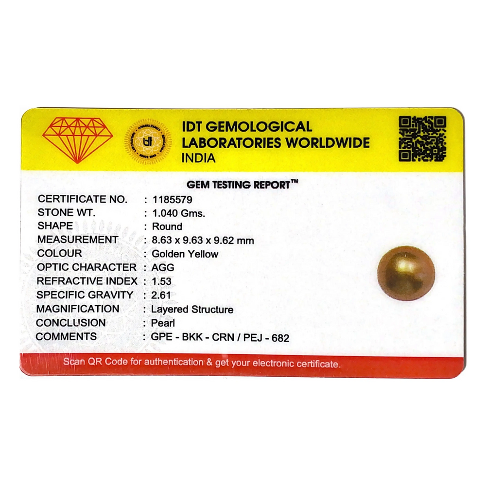 Golden Pearl - 5.2 Carat - Pramogh