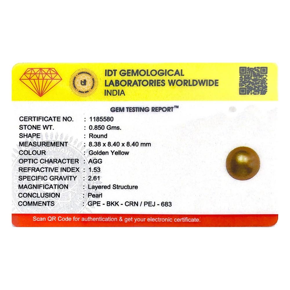 Golden Pearl - 4.25 Carat - Pramogh