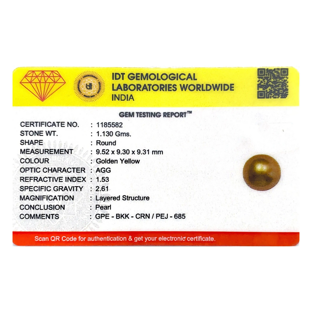 Golden Pearl - 5.65 Carat - Pramogh