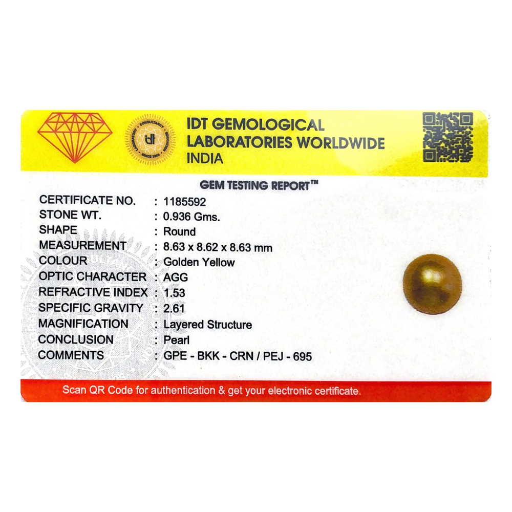 Golden Pearl - 4.68 Carat - Pramogh