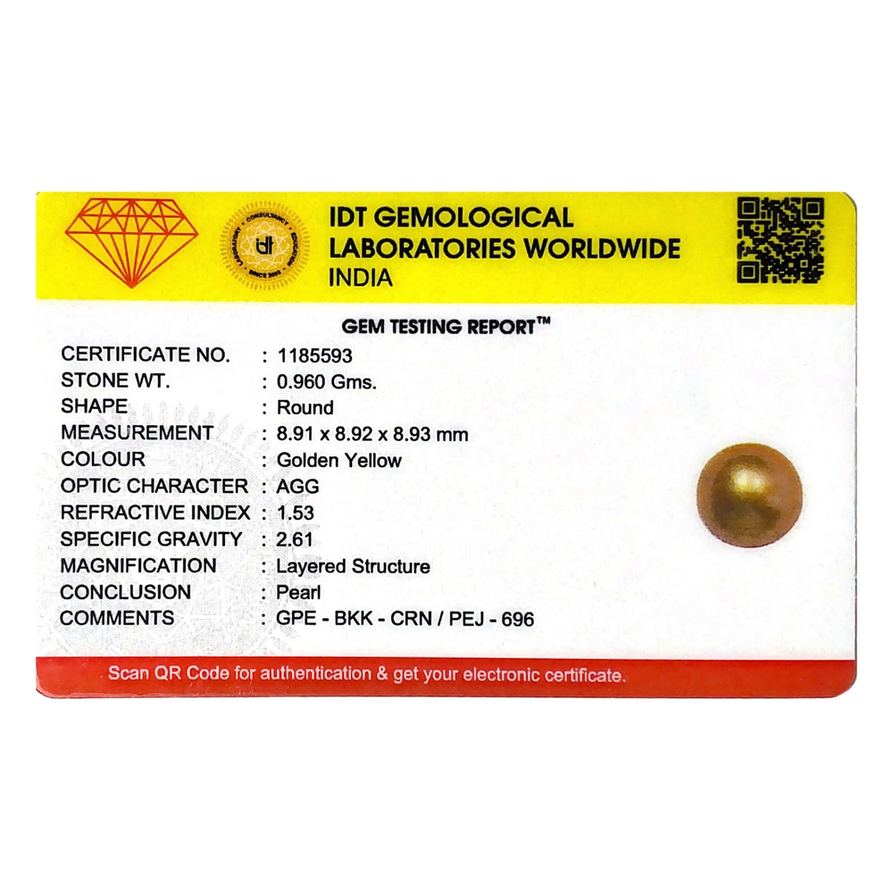 Golden Pearl - 4.8 Carat - Pramogh