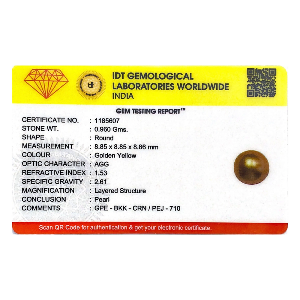 Golden Pearl - 4.8 Carat - Pramogh