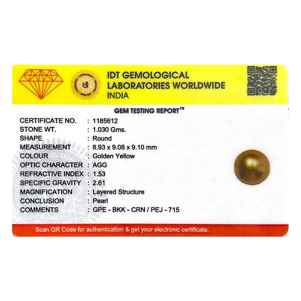Golden Pearl - 5.15 Carat - Pramogh