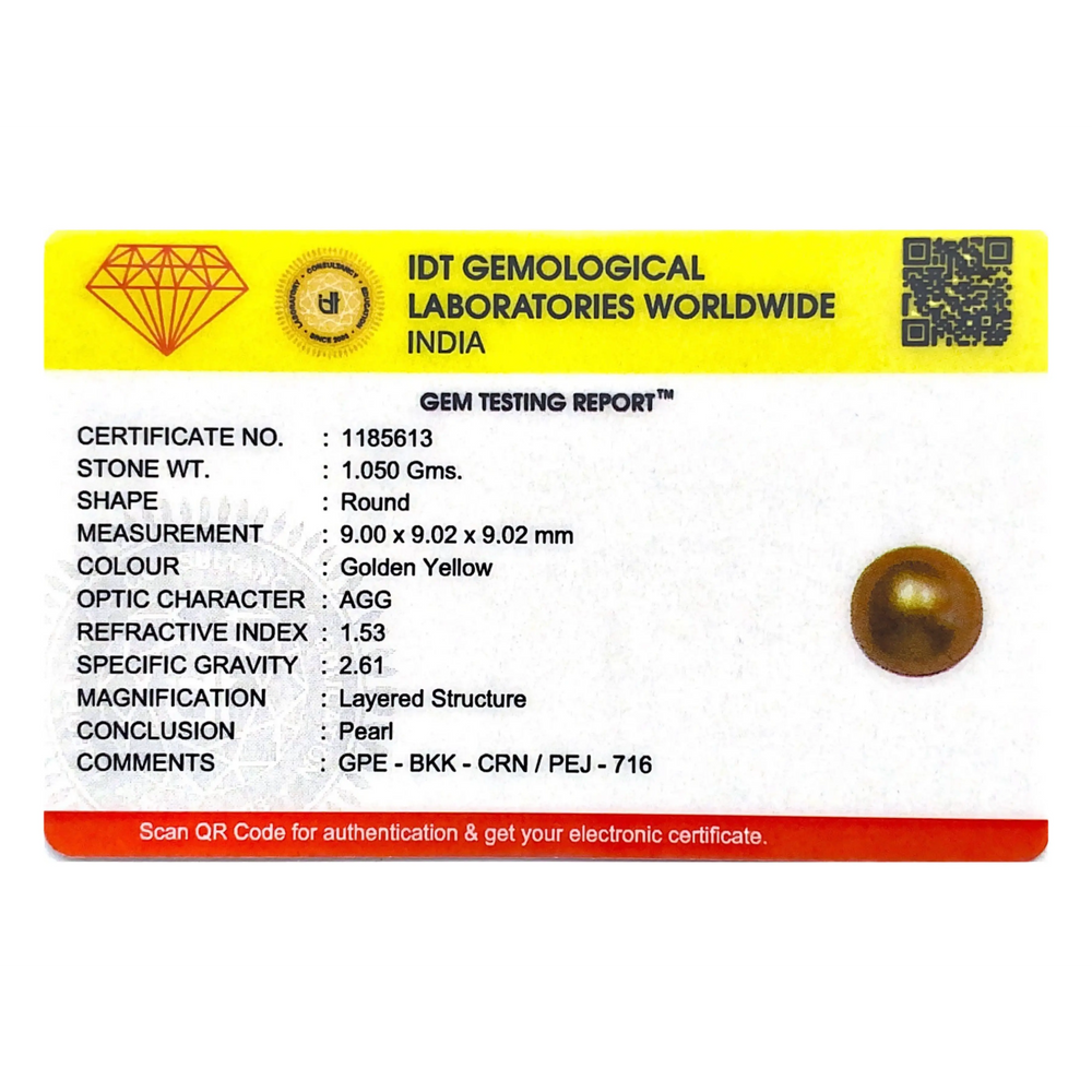 Golden Pearl - 5.25 Carat - Pramogh