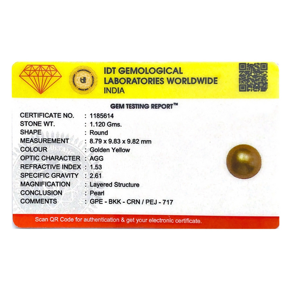 Golden Pearl - 5.6 Carat - Pramogh