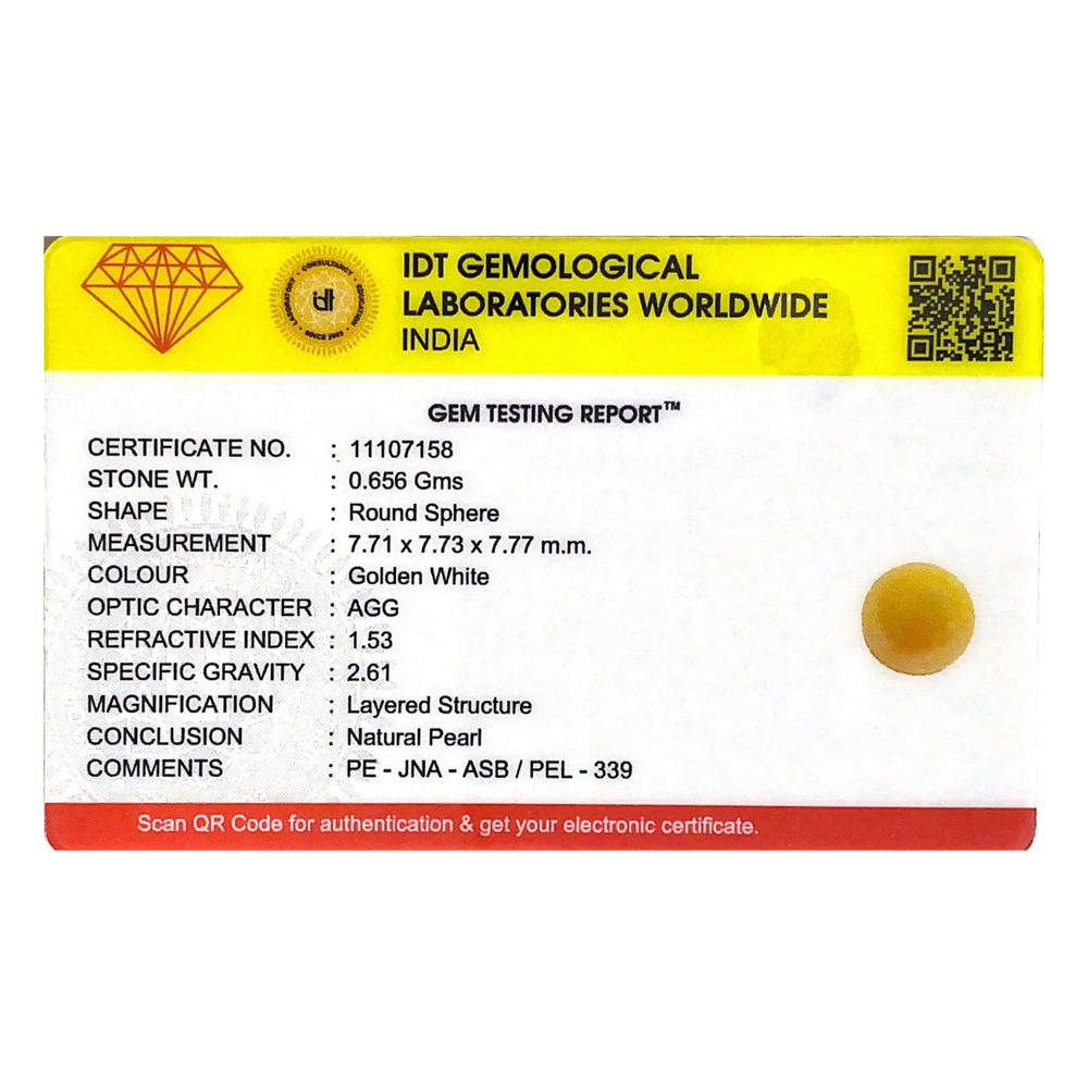 Golden Pearl - 3.28 Carat