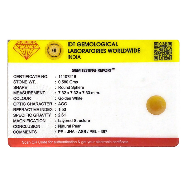 Golden Pearl - 2.9 Carat